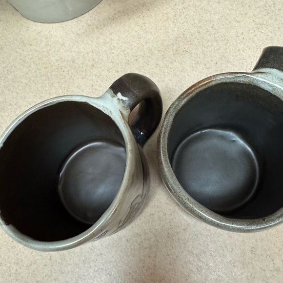 Butterfly coffee mugs. Handmade. - Picture 7 of 12